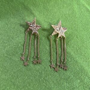 Vintage Kirks Folly Star Earrings
